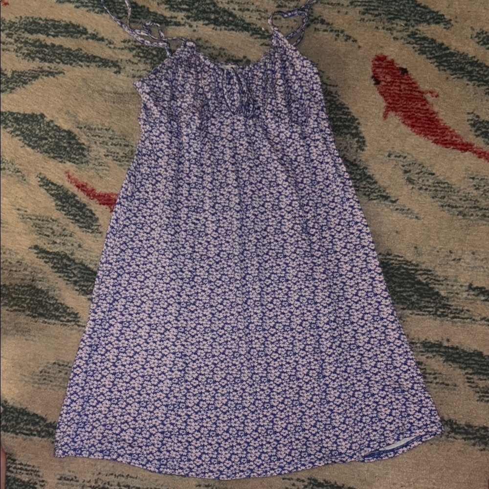 Urban Outfitters Blue and White Floral Dress